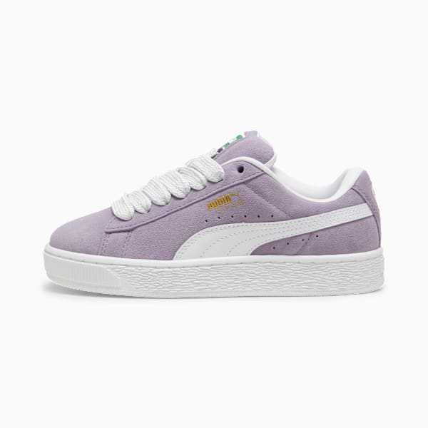 Tenis juvenil Suede XL, Pale Plum-PUMA White, large-MEX