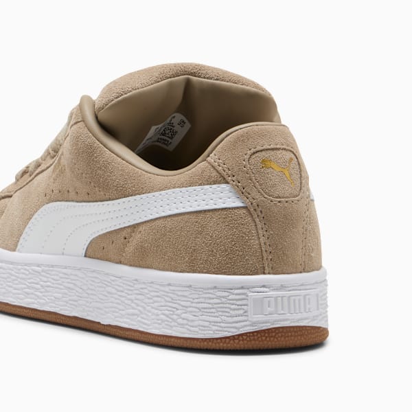 Suede XL Youth Sneakers, Ice Coffee-PUMA White, large-ZAF