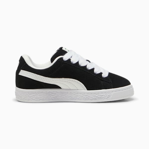 Zapatillas Suede XL para niños, PUMA Black-PUMA White, large-ARG