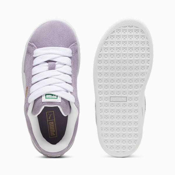 Tenis Suede XL para niños, Pale Plum-PUMA White, large-MEX