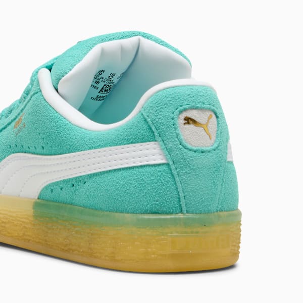 Suede XL Kids' Sneakers, Aquatic-PUMA White, large-MEX