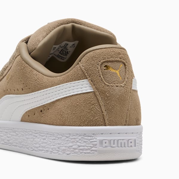Suede XL Kids' Sneakers, Ice Coffee-PUMA White, large-ZAF