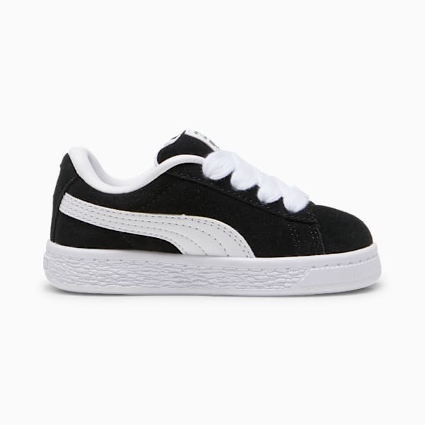 Tenis Suede XL para bebés, PUMA Black-PUMA White, large-MEX