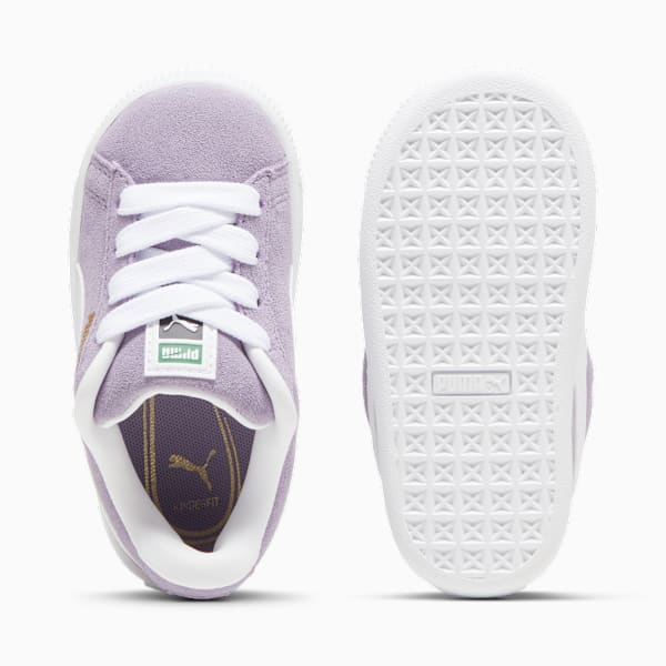 Tenis Suede XL para bebés, Pale Plum-PUMA White, large-MEX