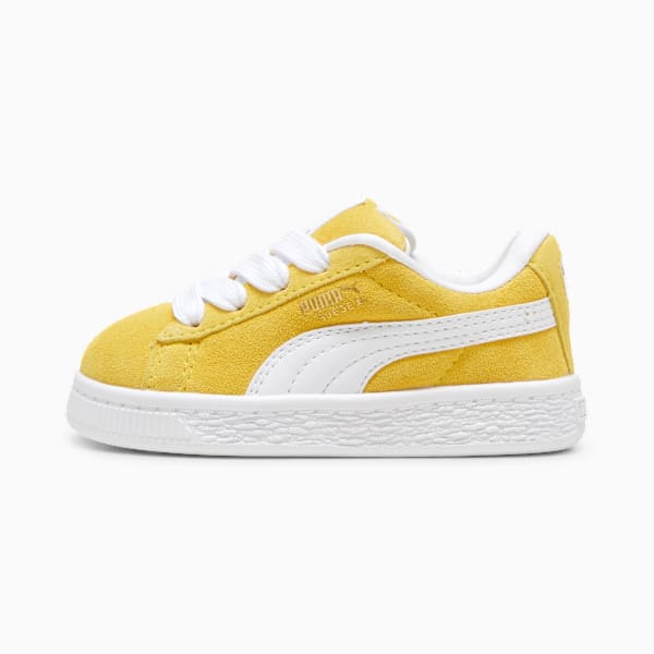 Tenis Suede XL para bebés, Fresh Pear-PUMA White, large-MEX