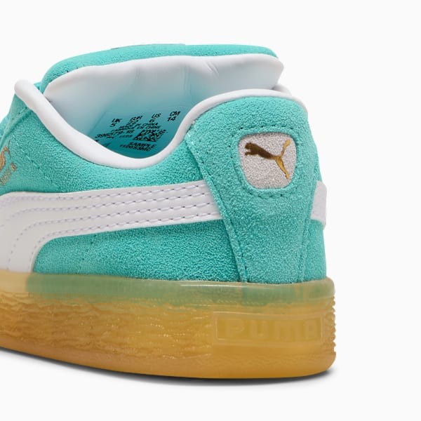 Suede XL Toddlers' Sneakers, Aquatic-PUMA White, large-MEX