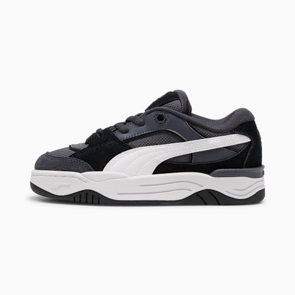 Puma-180 Youth Sneakers, Strong Gray-PUMA Black, large-ZAF