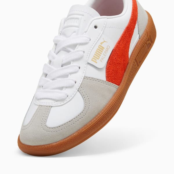Palermo Sneakers Youth, PUMA White-Redmazing-Gum, large-MEX