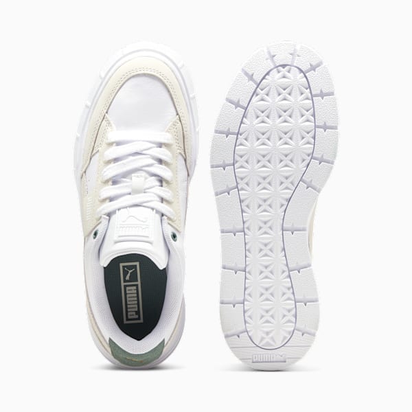 Zapatillas para mujer Mayze Stack Luxe, Warm White-PUMA White, large-ARG