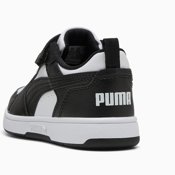 Tenis PUMA Rebound V6 para niños, PUMA White-PUMA Black, large-MEX