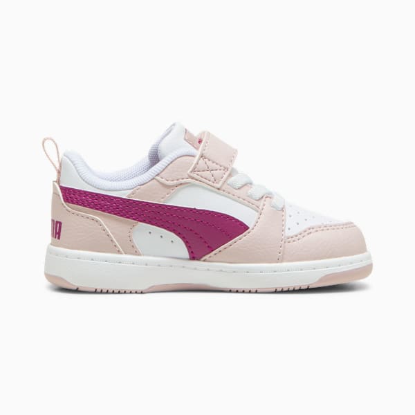 PUMA Rebound v6 Lo Toddlers' Sneakers, Mauve Mist-Magenta Gleam-PUMA White, large-MEX