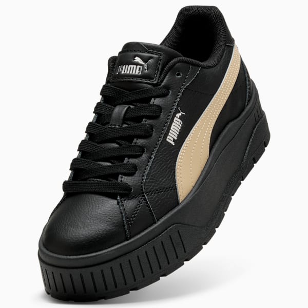 Tenis Karmen II Idol para mujer, PUMA Black-Canvas-PUMA Silver, large-MEX
