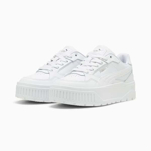 Zapatillas Karmen II Idol para mujer, PUMA White-PUMA White-PUMA Silver, large-ARG