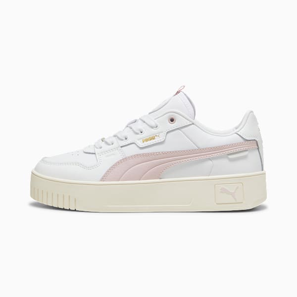 Tenis Mujer Carina Street Lux, PUMA White-Mauve Mist-PUMA Gold, large-MEX