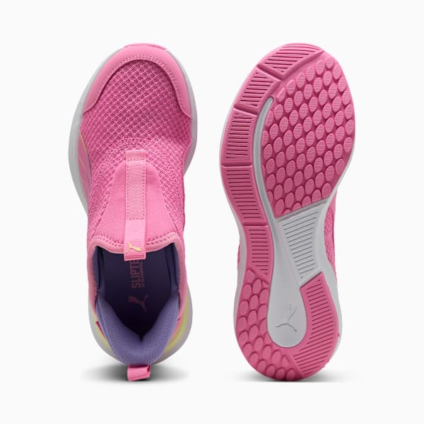 Kruz ProFoam SLIPTECH™ Running Shoes Youth, Posie Pink-Gold Moon, large-MEX