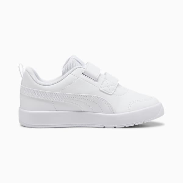 Tenis Courtflex V3 para niños, PUMA White-PUMA White-Silver Mist, large-MEX