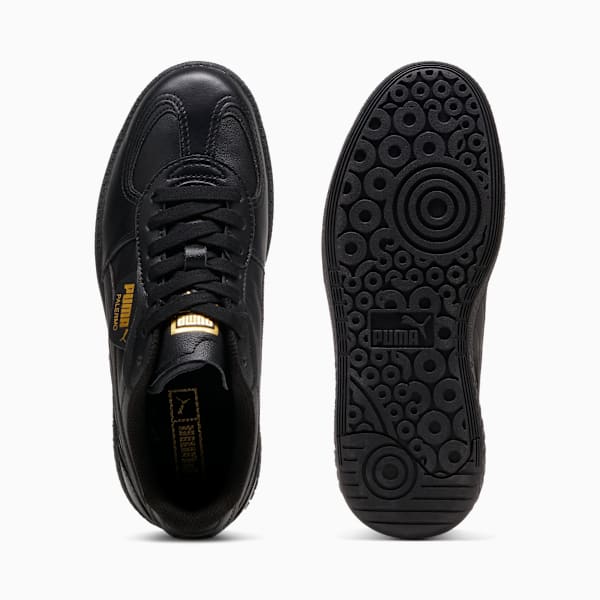 Palermo Moda Leather Sneakers Women, PUMA Black, large-MEX