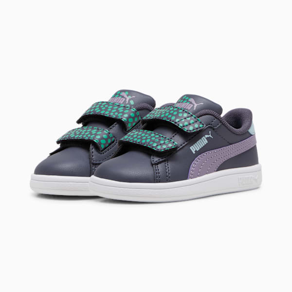 Smash 3.0 PUMA FC Sneakers Toddlers, Galactic Gray-Pale Plum-PUMA White, large-MEX