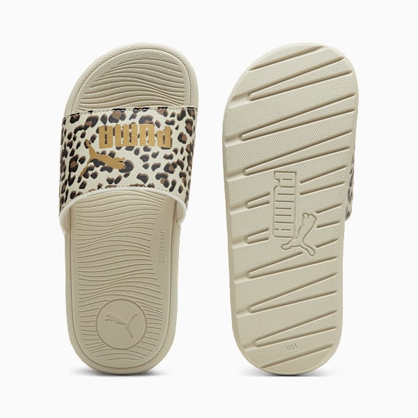 Chanclas Cool Cat 2.0 Animal para niños grandes, Desert Dust-Gold-Haute Coffee, large-MEX