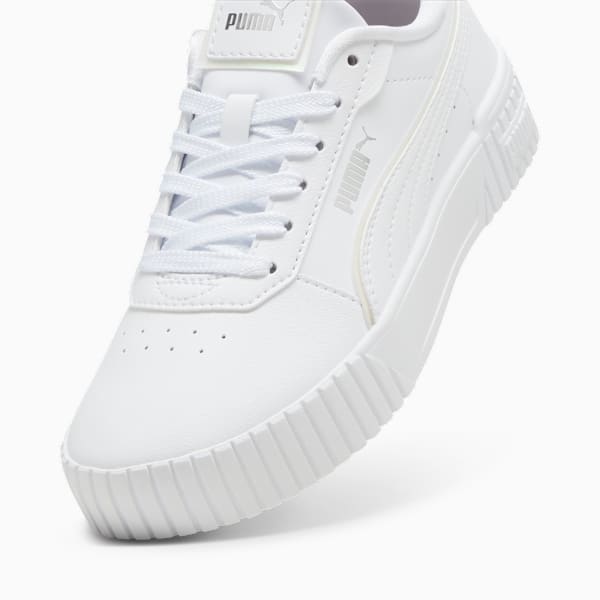 Carina 2.0 Holo 2.0 Sneakers Youth, PUMA White-Mauve Mist-PUMA Silver, large-ZAF