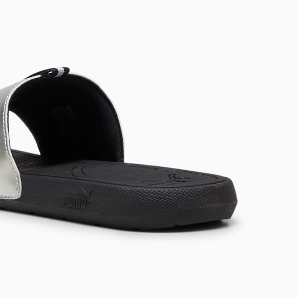 Cool Cat 2.0 Metallic Dream Slides Unisex, PUMA Black-PUMA Silver, large-MEX