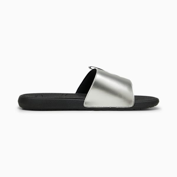 Cool Cat 2.0 Metallic Dream Slides Unisex, PUMA Black-PUMA Silver, large-MEX