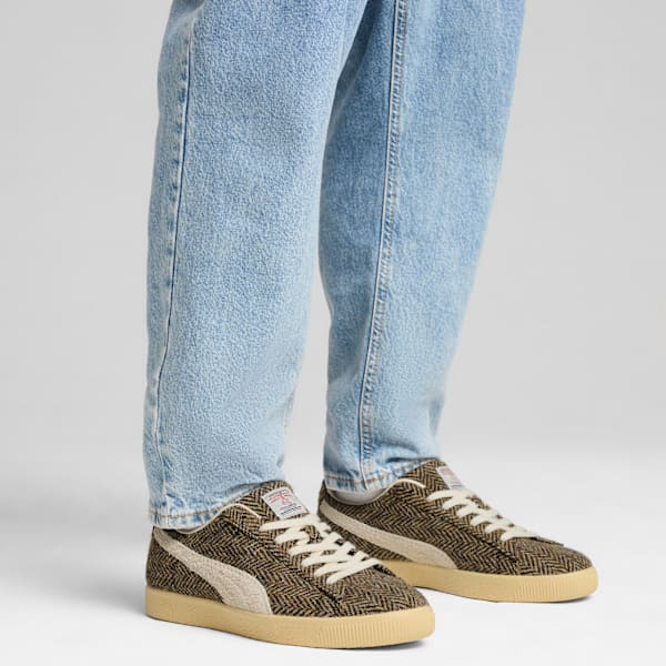 Tenis Clyde Harris Tweed, Chamomile-Sugared Almond, large-MEX