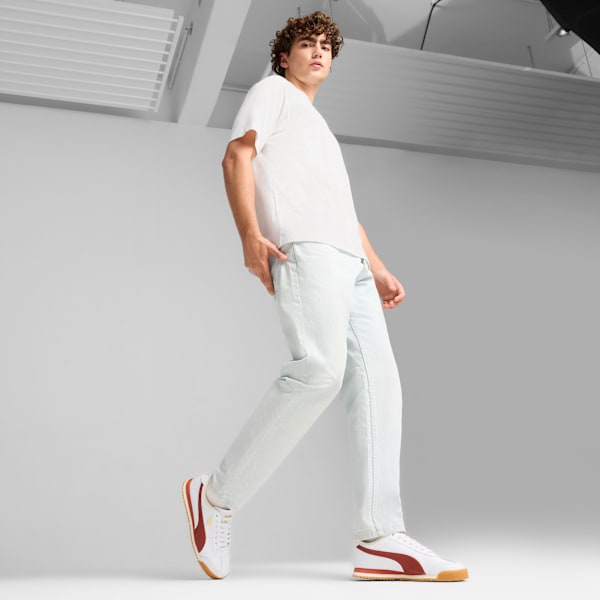 Tenis Roma 68 Revival, PUMA White-Mars Red-Gum, large-MEX