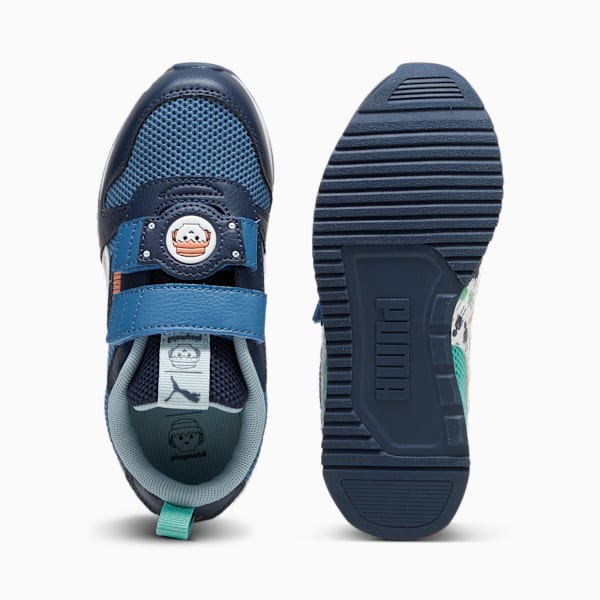 PUMA x PLAYMOBIL R78 Sneakers Kids, Club Navy-Blue Horizon-Jade Frost, large-MEX