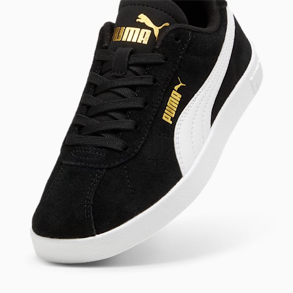 PUMA Club II Sneakers Youth, PUMA Black-PUMA White-PUMA Gold, large-ZAF