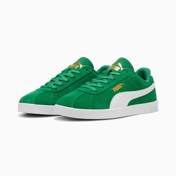 PUMA Club II Sneakers Youth, Archive Green-PUMA White-PUMA Gold, large-ZAF