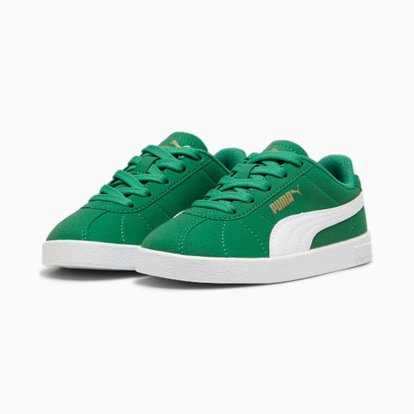 PUMA Club II Sneakers Kids, Archive Green-PUMA White-PUMA Gold, large-ZAF
