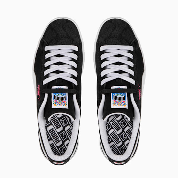 Zapatillas Suede "MIS RAICES", PUMA Black-PUMA White-Clementine-Racing Blue, large-ARG