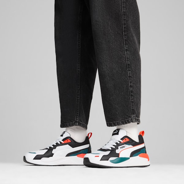 Zapatillas X-Ray 3, PUMA Black-PUMA White-Cold Green-Redmazing, large-ARG