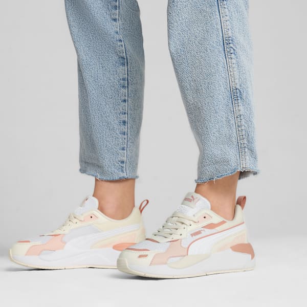 X-Ray 3 Sneakers Unisex, Frosted Ivory-PUMA White-Deeva Peach-Island Pink, large-MEX