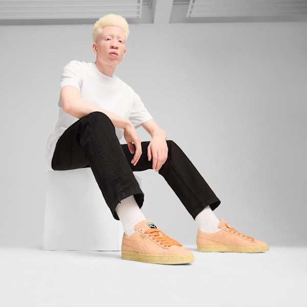 Zapatillas Suede Faded Unisex, Bright Melon-Frosted Ivory, large-ARG