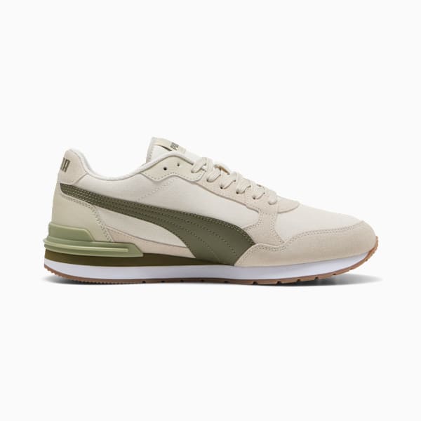 ST Runner v4 Suede Sneakers Unisex, Vapor Gray-Loden Green-Desert Dust, large-ZAF