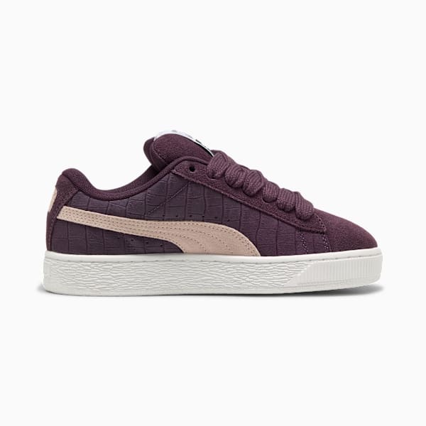 Tenis Suede XL Elevated para mujer, Midnight Plum-PUMA White, large-MEX