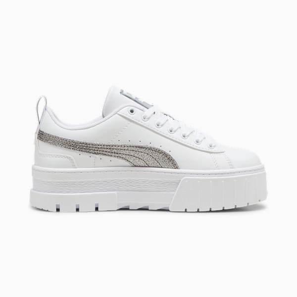 Tenis niños Mayze Glitter, PUMA White-PUMA Silver, large-MEX