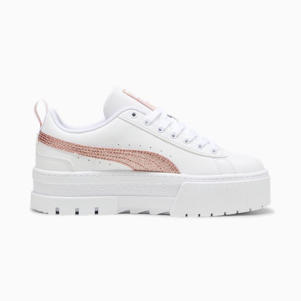 Tenis niños Mayze Glitter, PUMA White-Rose Gold, large-MEX