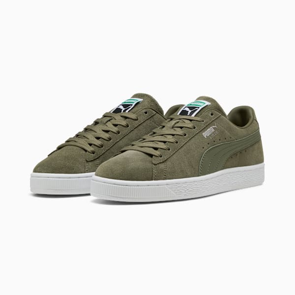 Zapatillas Suede Classic, Loden Green-PUMA White, large-ARG