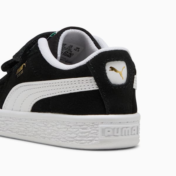 Tenis Suede Classic para niños, PUMA Black-PUMA White, large-MEX