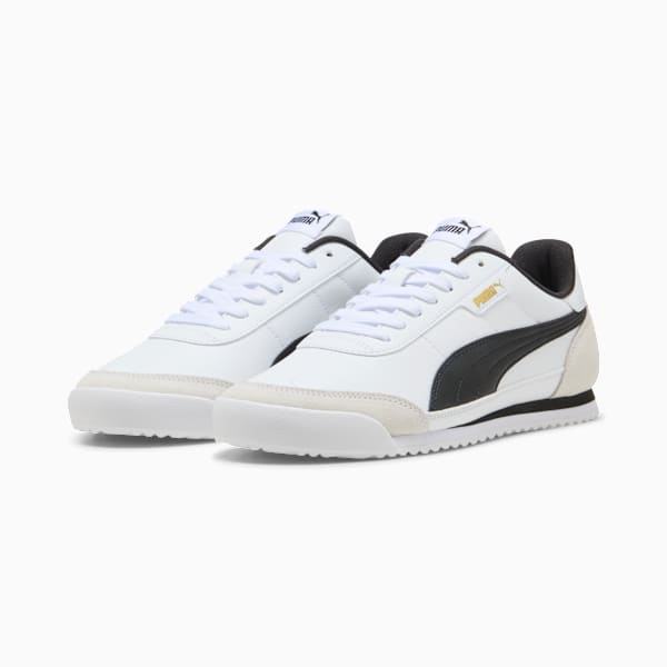 Zapatillas Puma Turino II, PUMA White-PUMA Black-Vapor Gray-PUMA Gold, large-ARG