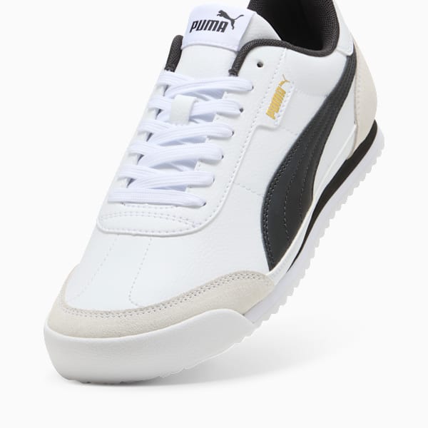 Zapatillas Puma Turino II, PUMA White-PUMA Black-Vapor Gray-PUMA Gold, large-ARG