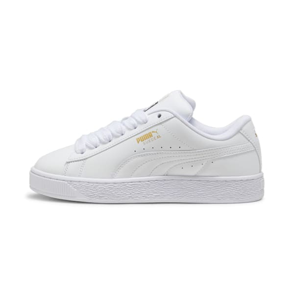 Zapatillas Suede XL, PUMA White-Vapor Gray, large-ARG