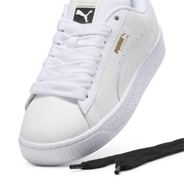 Zapatillas Suede XL, PUMA White-Vapor Gray, large-ARG