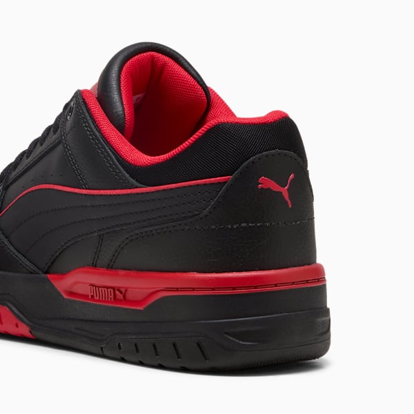 Rebound Retro Sneakers Unisex, PUMA Black-For All Time Red-PUMA Black, large-MEX