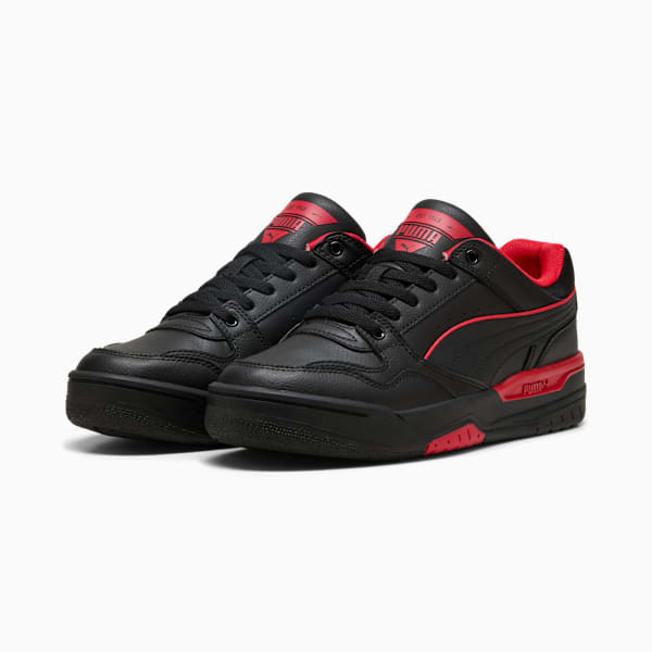 Rebound Retro Sneakers Unisex, PUMA Black-For All Time Red-PUMA Black, large-MEX