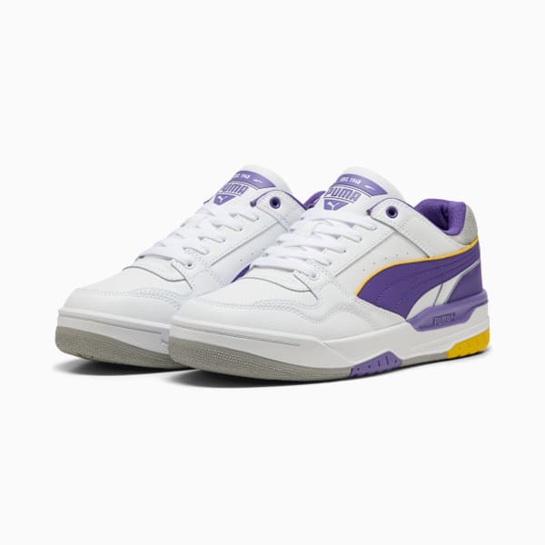 Tenis Rebound Retro, PUMA White-Team Violet-Yellow Sizzle, large-MEX