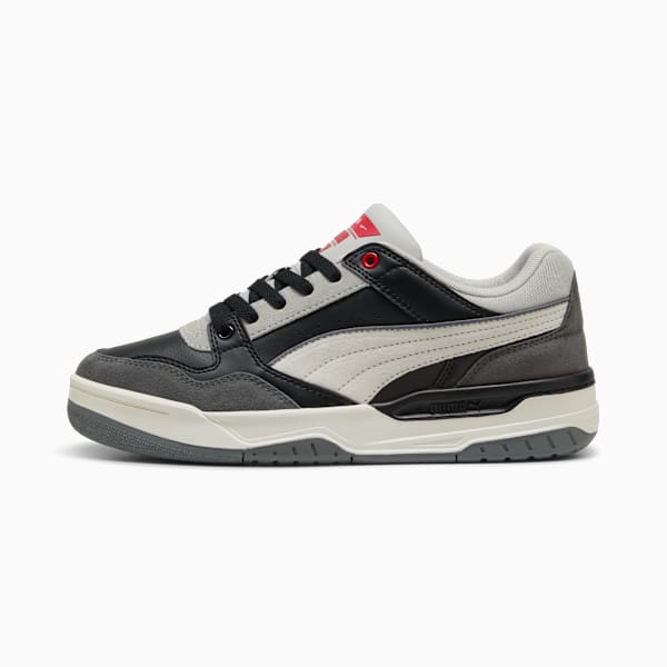 Zapatillas Rebound Retro Gamuza, PUMA Black-Cool Dark Gray-For All Time Red, large-ARG